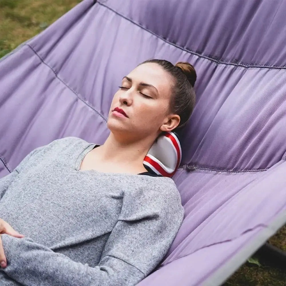 Step by step guide to positioning a cervical traction pillow under the neck