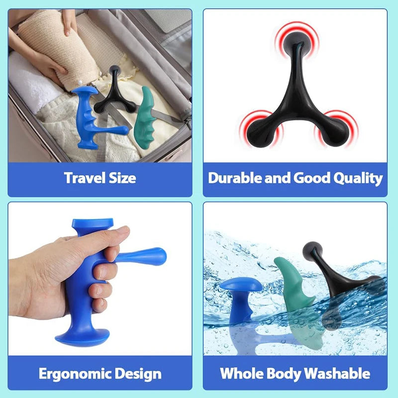 Travel size massage tools that fit in a bag
